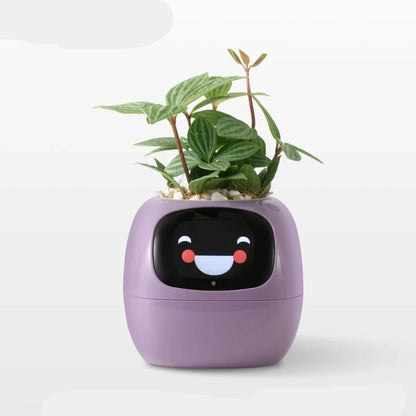 AI Smart Plant Pot – 49 Fun Expressions & 7 Sensors