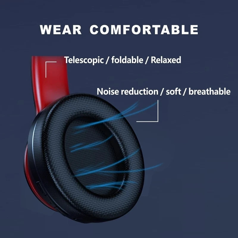 Lenovo HD200 Bluetooth Over-Ear Headphones | Wireless Noise-Canceling Gaming & HiFi Stereo Headset