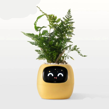 AI Smart Plant Pot – 49 Fun Expressions & 7 Sensors