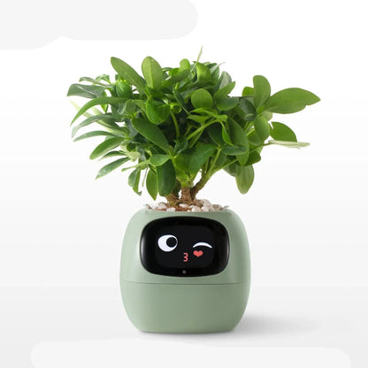 AI Smart Plant Pot – 49 Fun Expressions & 7 Sensors